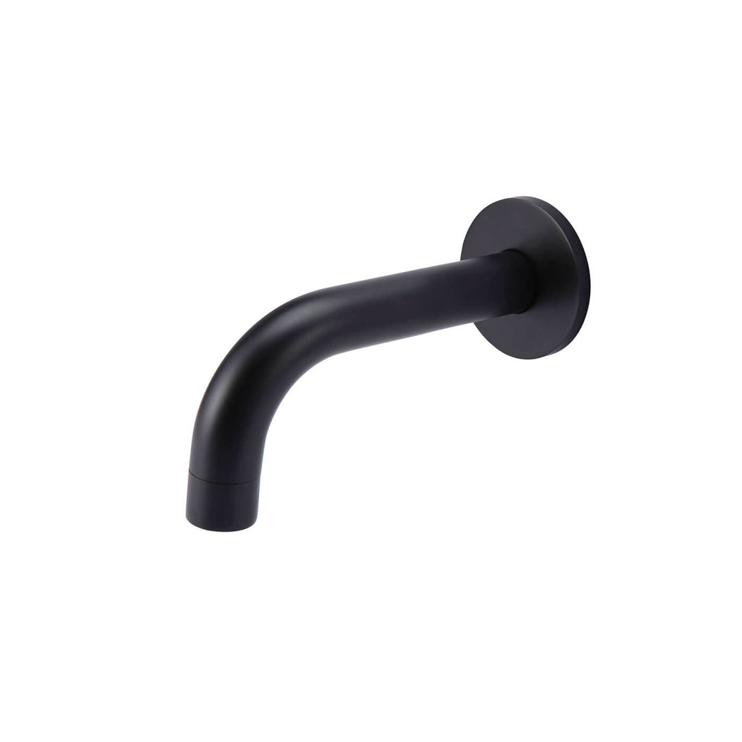 Meir Mini Curved Wall Spout 130mm