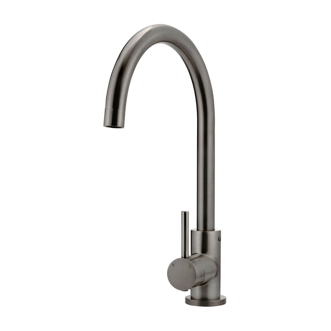 Meir Pin Handle Gooseneck Sink Mixer