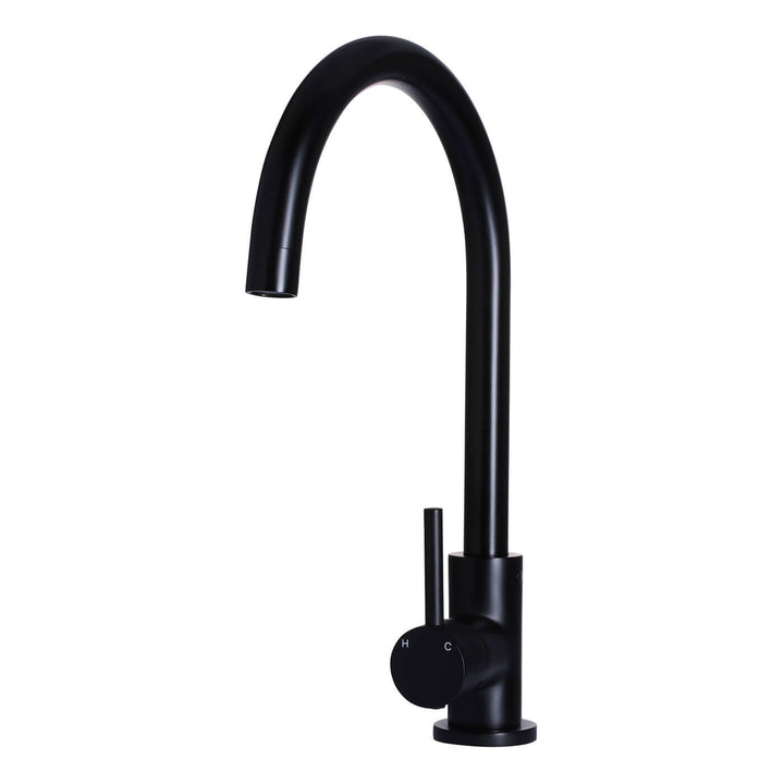 Meir Pin Handle Gooseneck Sink Mixer