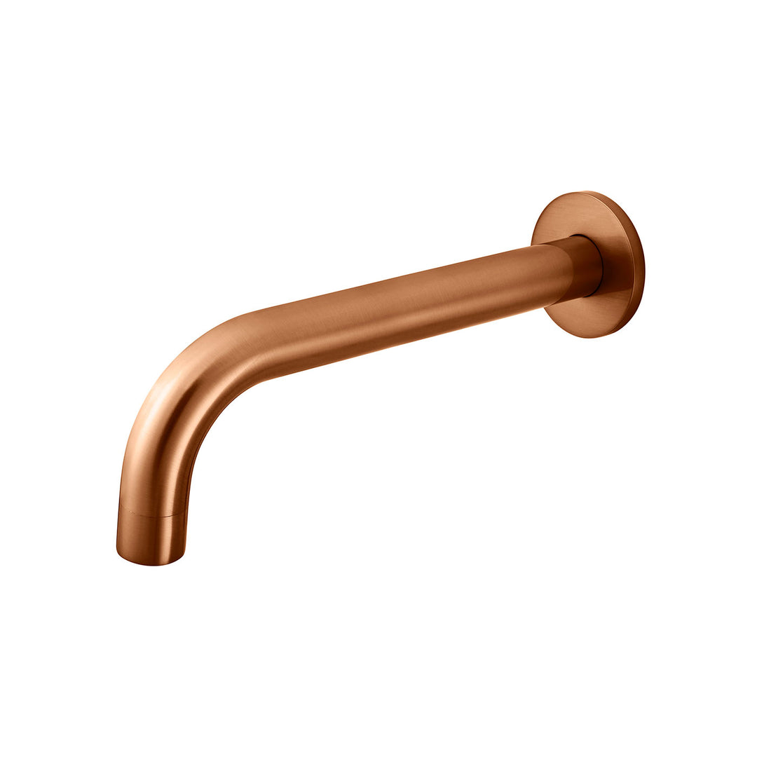 Meir Round Curved Wall Spout 200mm