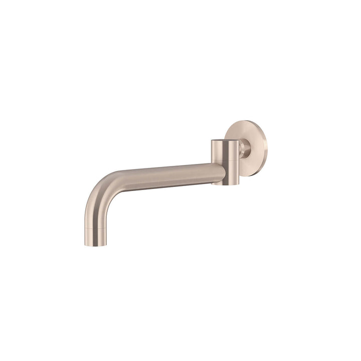 Meir Swivel Curved Wall Spout 250mm