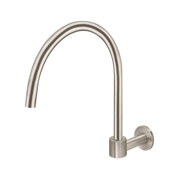 Meir Swivel Gooseneck Wall Spout 250mm