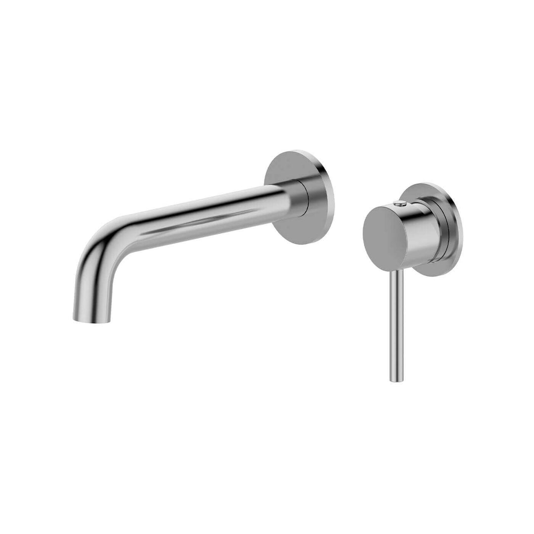 Morgan Curved Wall Mixer Spout and Mixer Set