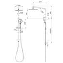 Ormond LuxeXP Twin Shower Rail