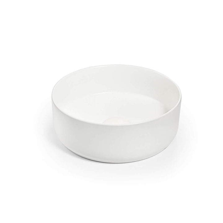 Oslo Mini Circle Above Counter Ceramic Basin 300mm