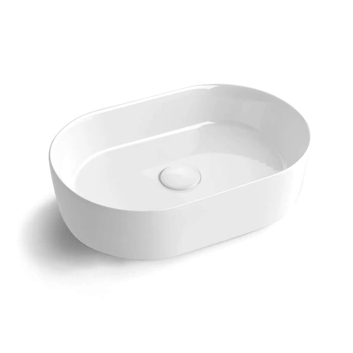 Quay Oval Pill Ceramic Basin 500x340x120mm