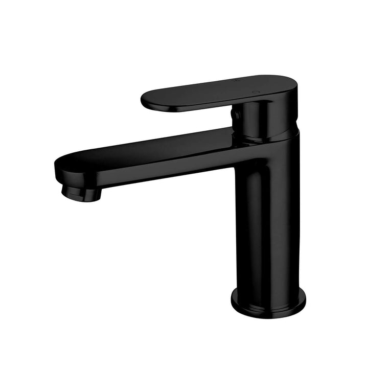 Oval Handle Round Short Basin Mixer