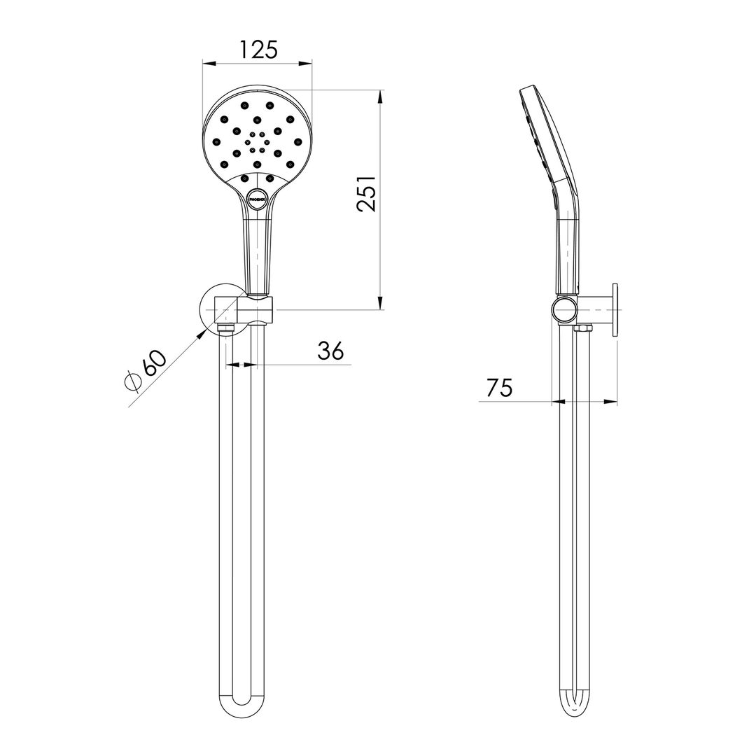 Oxley LuxeXP Shower Handset