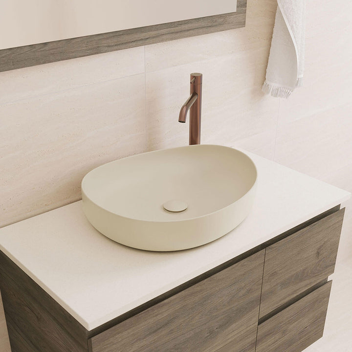 Pebble Mid Above Counter Basin 500x400mm