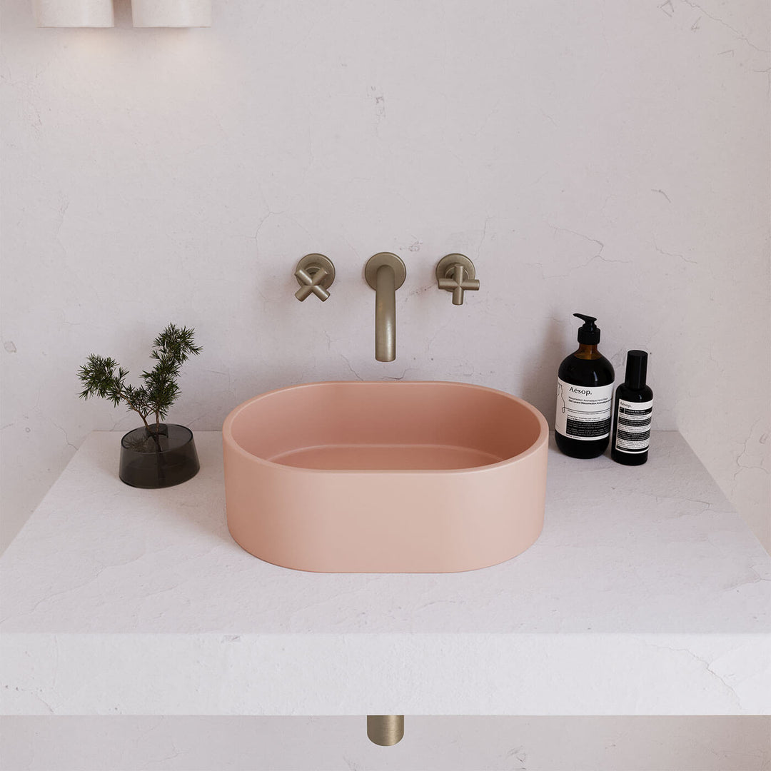 Concrete Pod Above Counter Basin 400x280mm