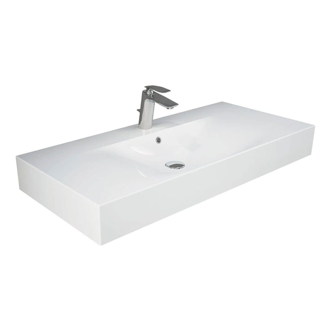 Des Wall Hung Ceramic Basin 610-1010mm