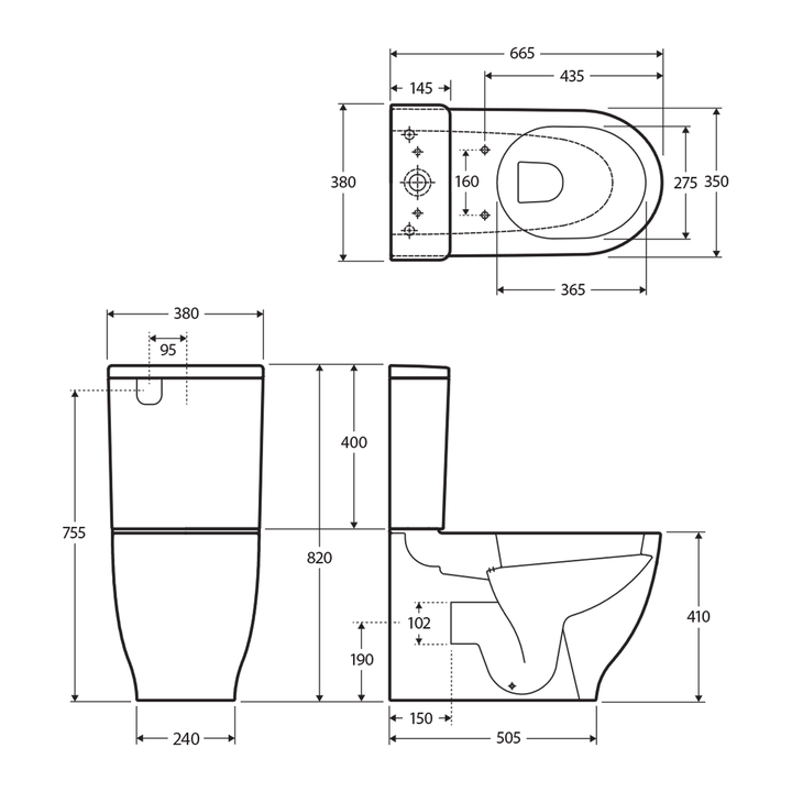 RAK Moon Back to Wall Toilet Suite