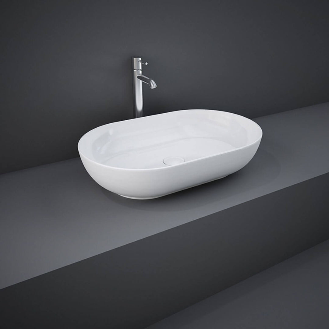 RAK Oval Above Counter Ceramic Basin 550x350mm