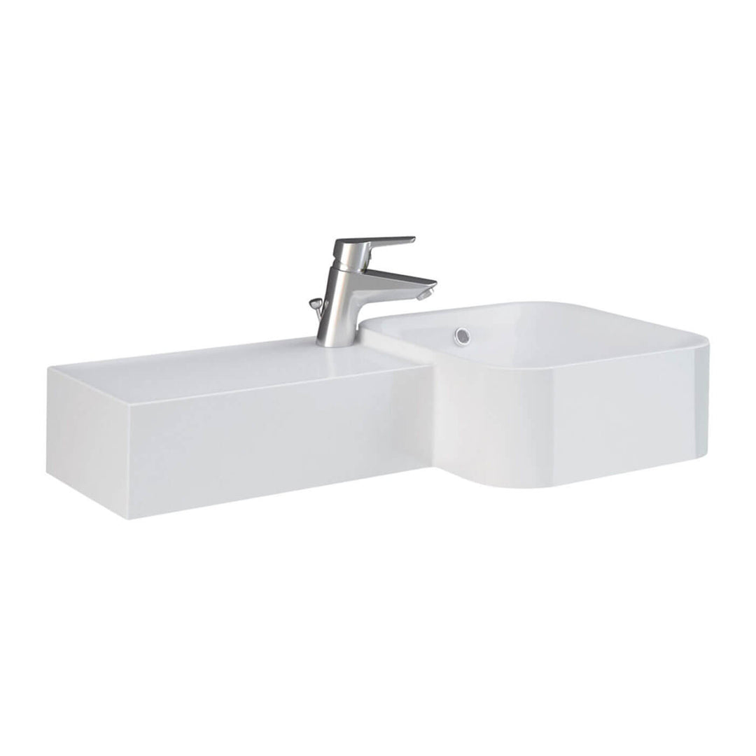 Petit Wall Hung Ceramic Basin 765mm