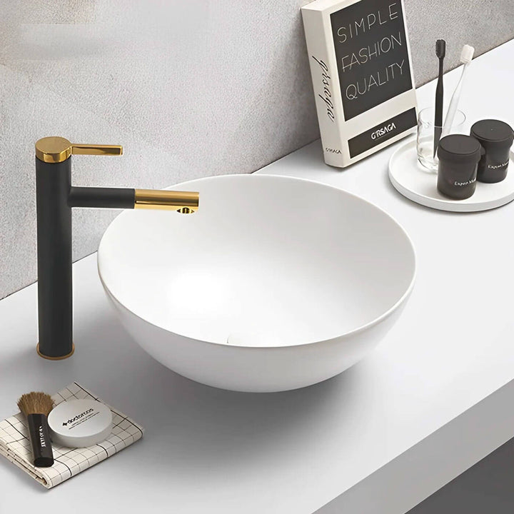 Kejo Round Above Counter Ceramic Basin 405mm