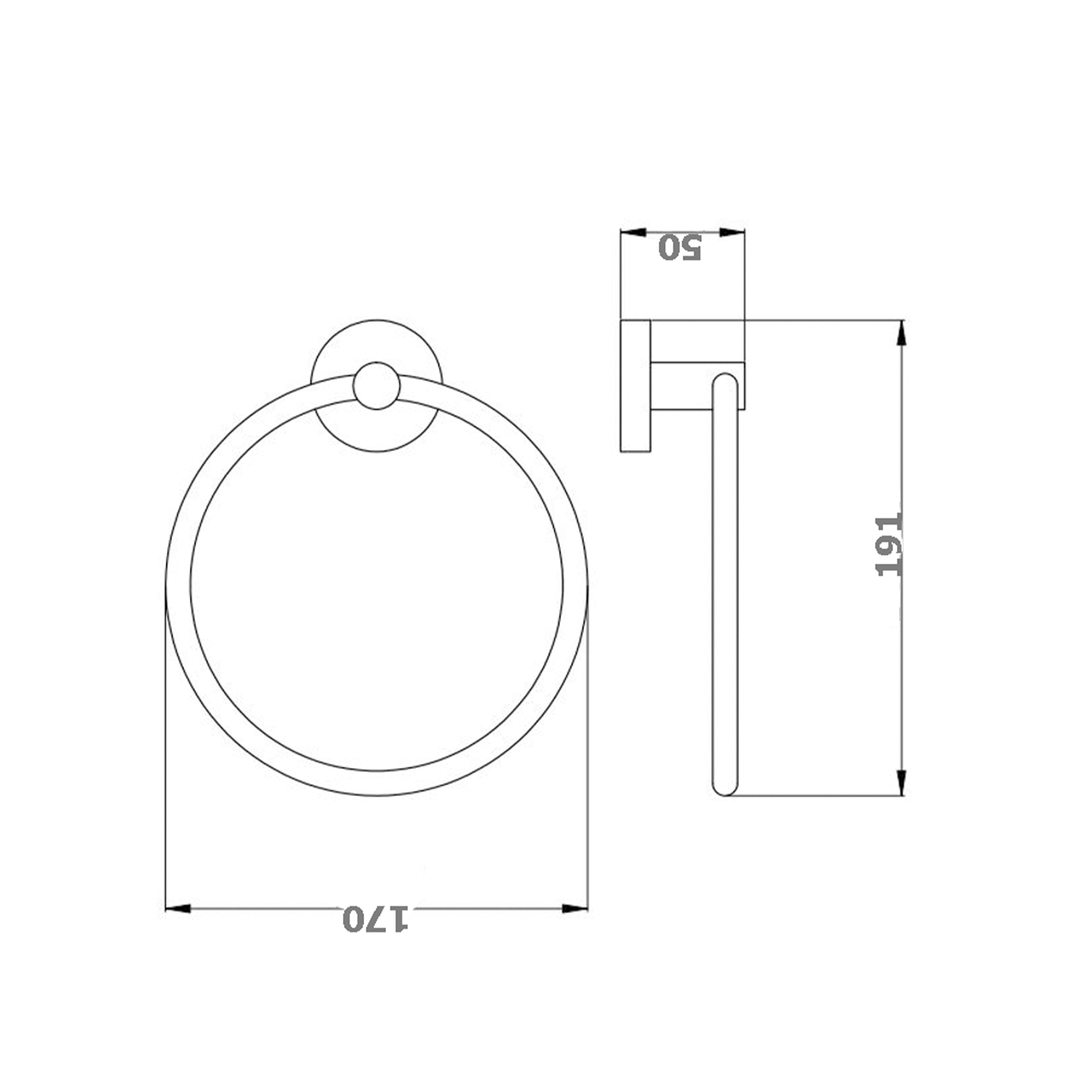 Rund Hand Towel Ring