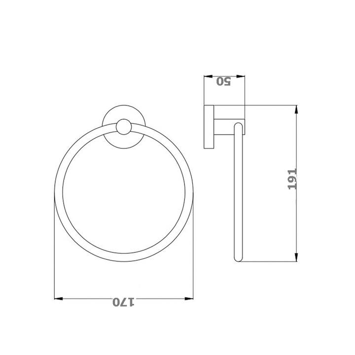 Rund Hand Towel Ring