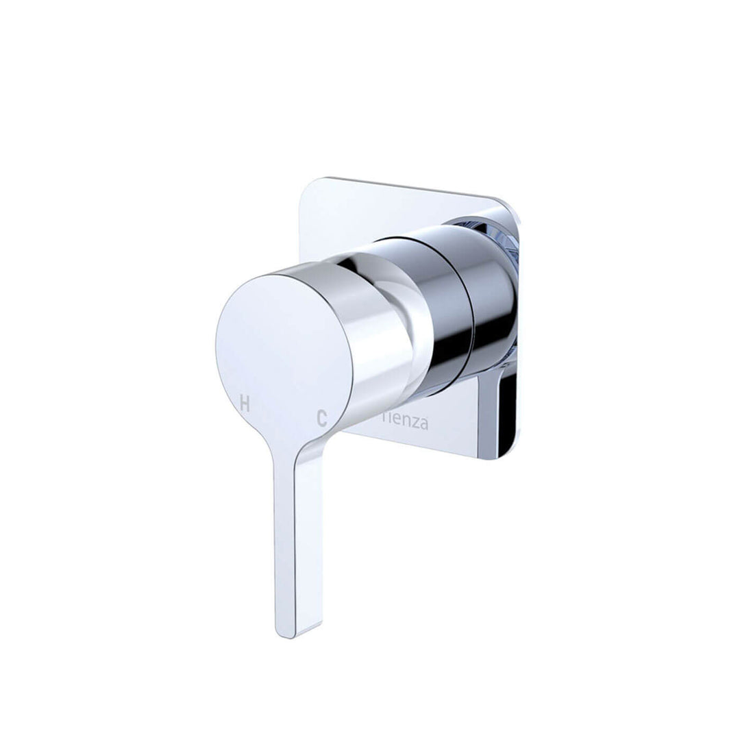 Sansa Slim Shower Wall Mixer Square Backplate