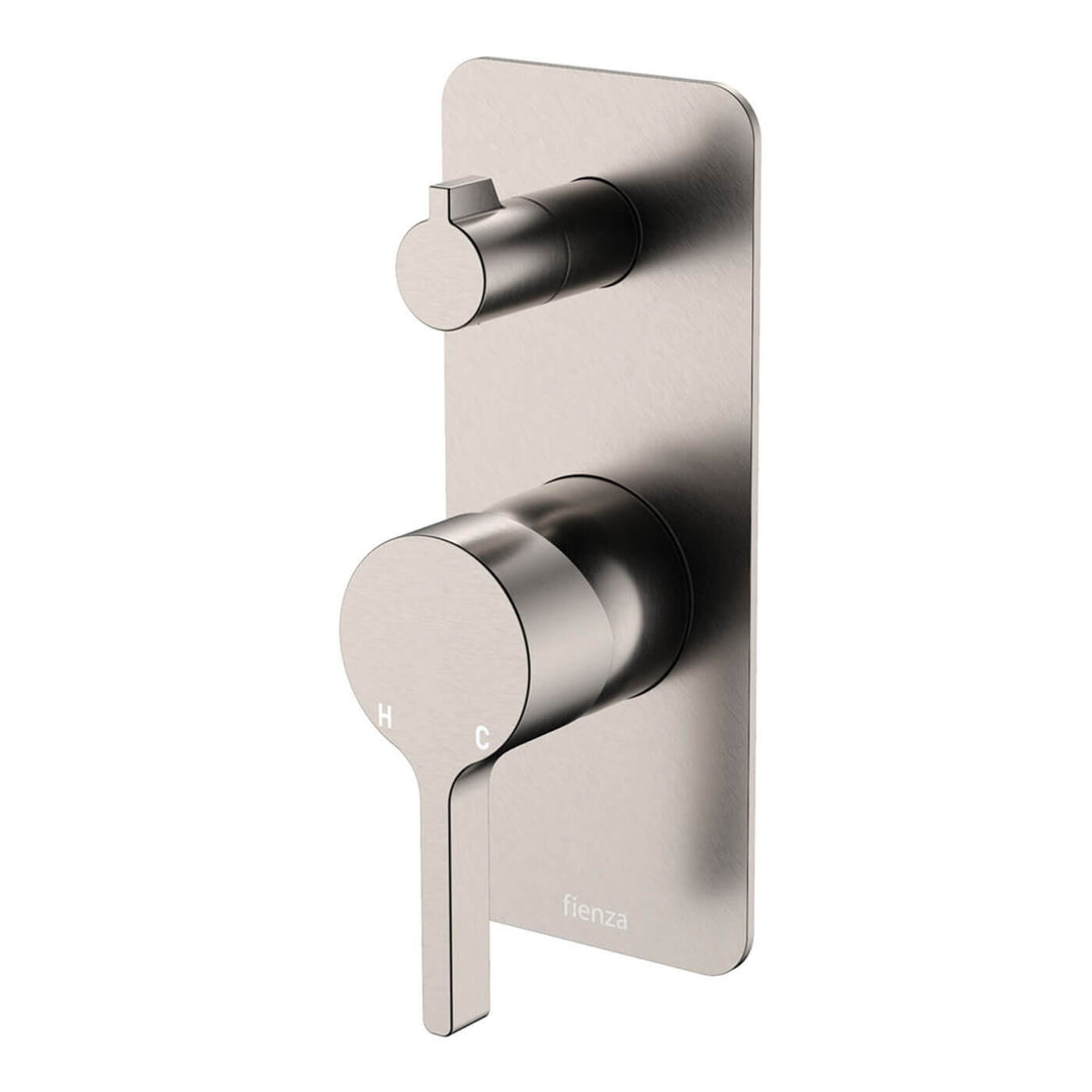 Sansa Slim Diverter Shower Wall Mixer Long Backplate