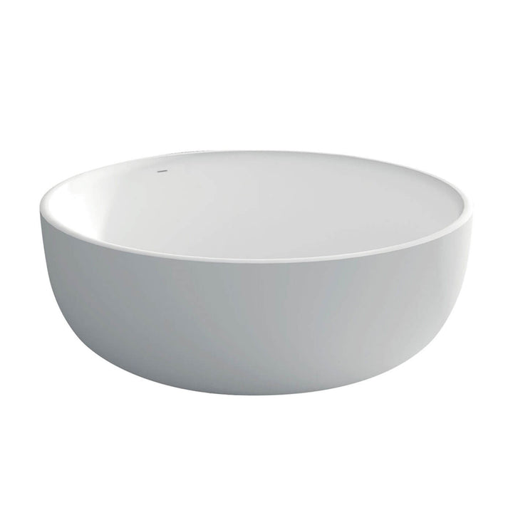 Shinto Round Freestanding Cast Stone Bathtub 1390mm