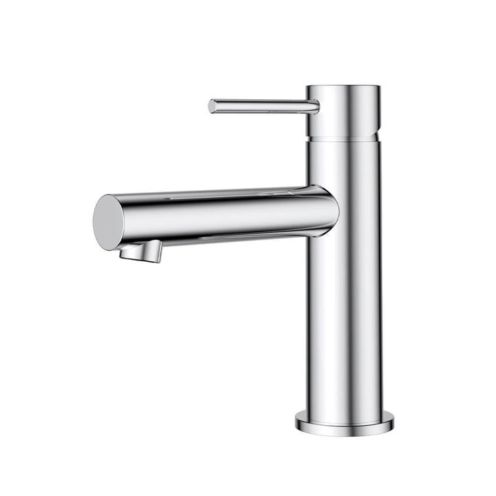 Slimline Stainless Steel Short Basin Mixer