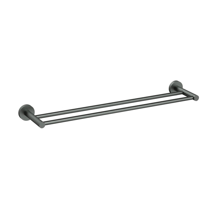 Slimline Stainless Steel Double Towel Rail 600-900mm