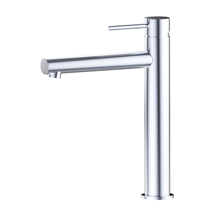 Slimline Stainless Steel Tall Basin Mixer