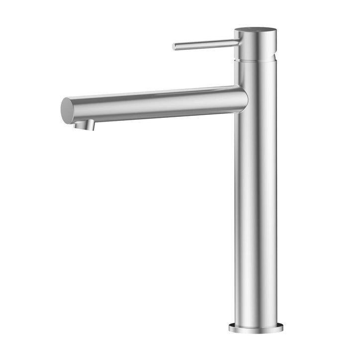 Slimline Stainless Steel Tall Basin Mixer