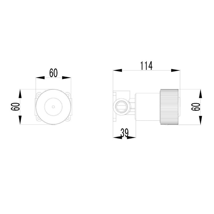 Soko Progressive Bathroom Wall Mixer