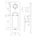 Teel SwitchMix Diverter Wall Mixer