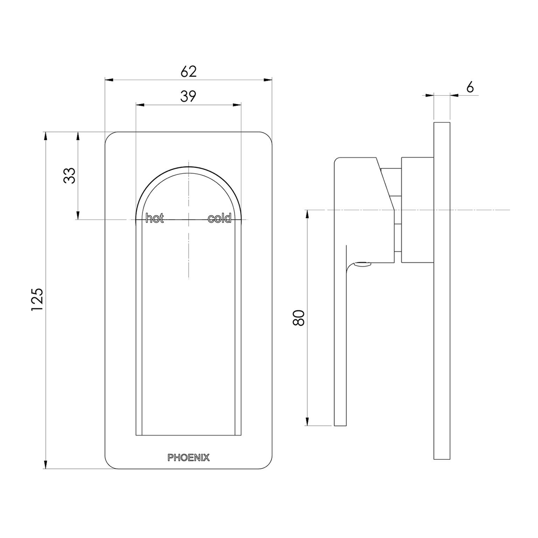 Teel SwitchMix Wall Mixer