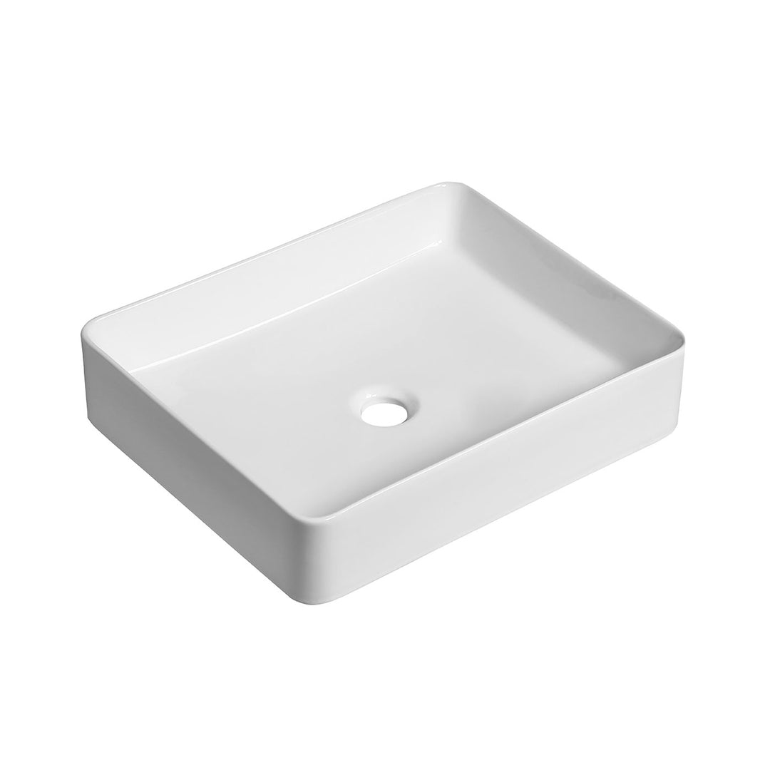 Thalia Thin Edge Rectangular Ceramic Basin