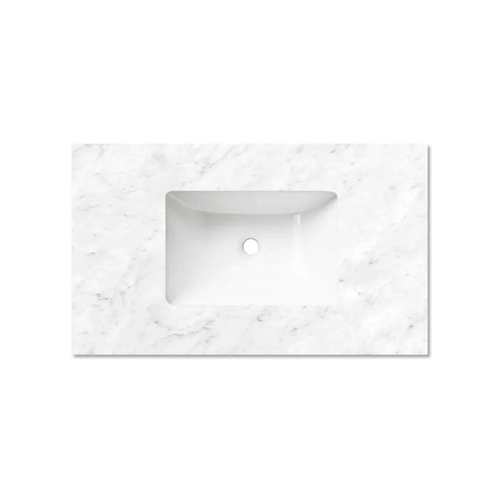 Otti Vanity Stone Benchtop with Undermount Basin (600-1800mm)