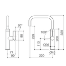 Urbane II Gooseneck Sink Mixer