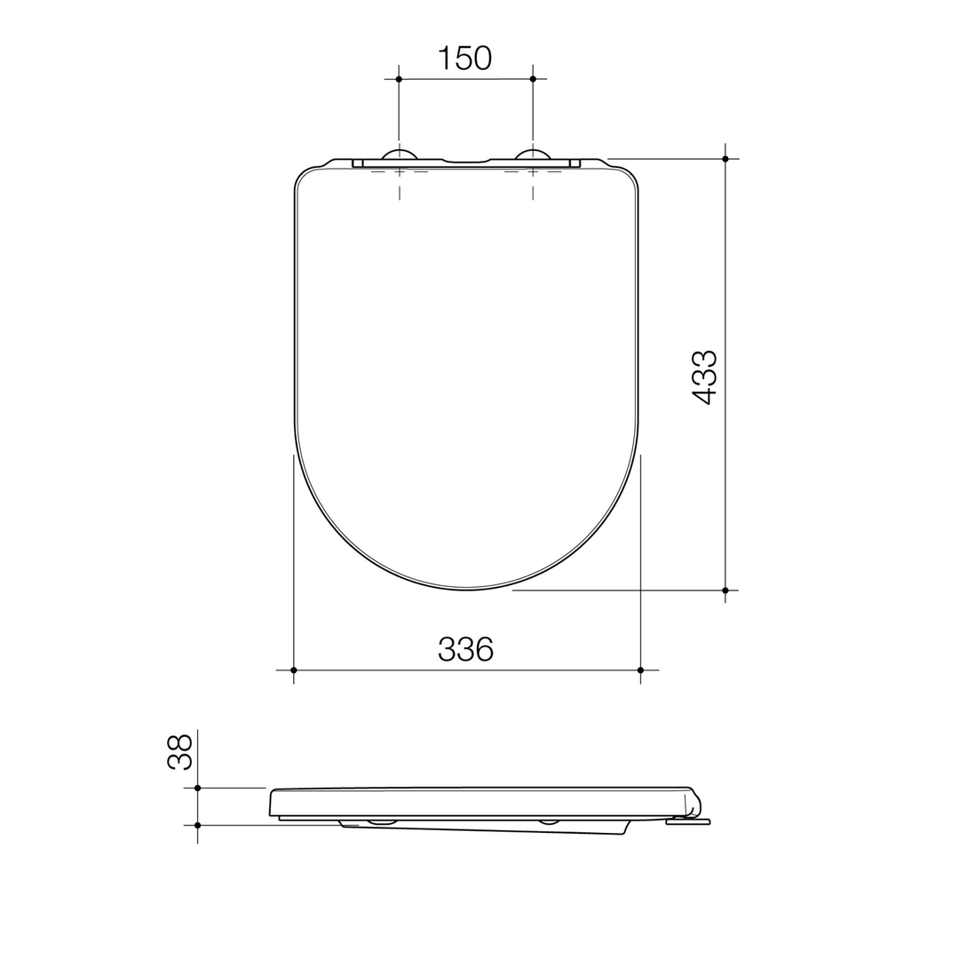 Urbane II Soft Close Toilet Seat