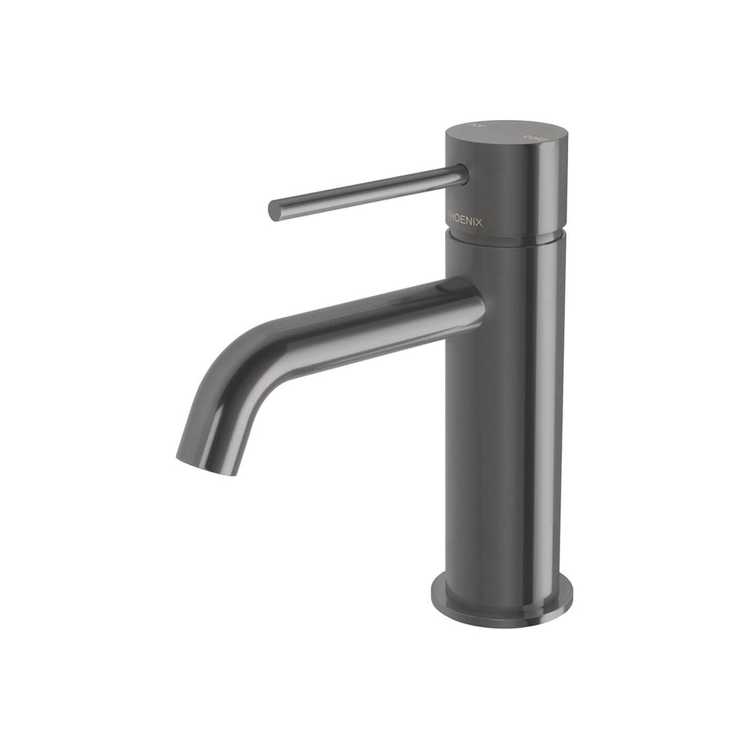 Vivid Slimline Curved Short Basin Mixer