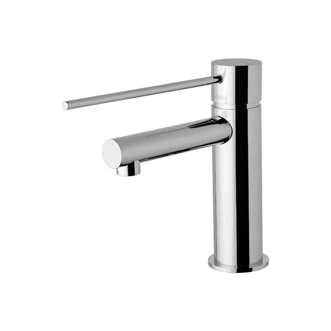 Vivid Slimline Extended Handle Short Basin Mixer