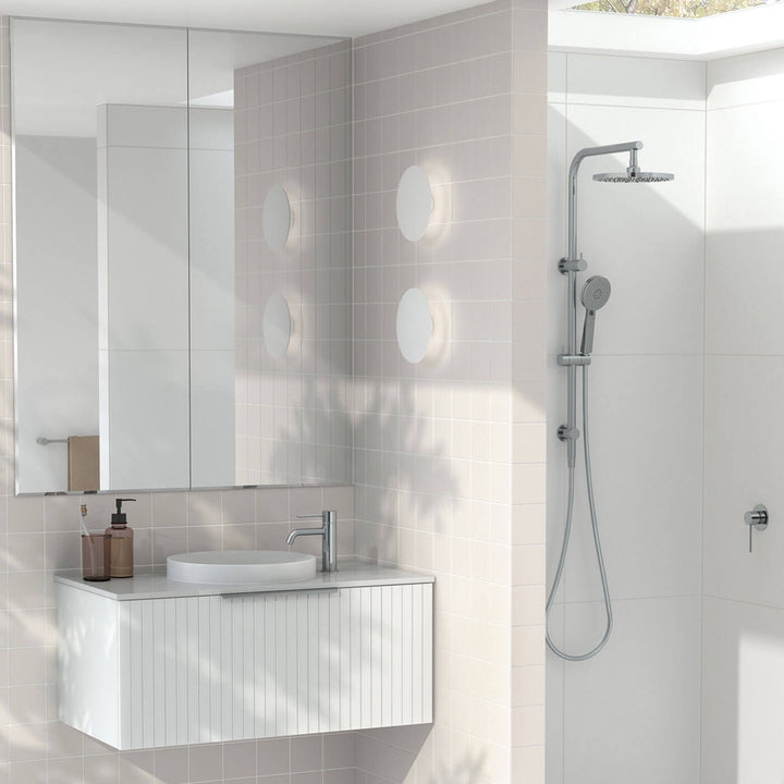 Vivid Slimline Twin Shower Rail