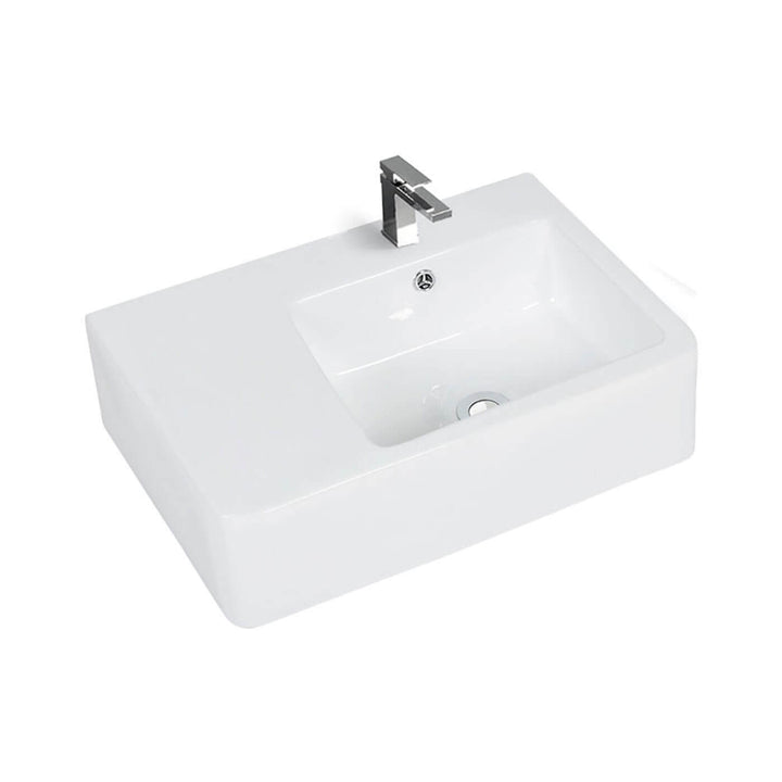 Wall Hung Ceramic Basin with Taphole 600x400mm