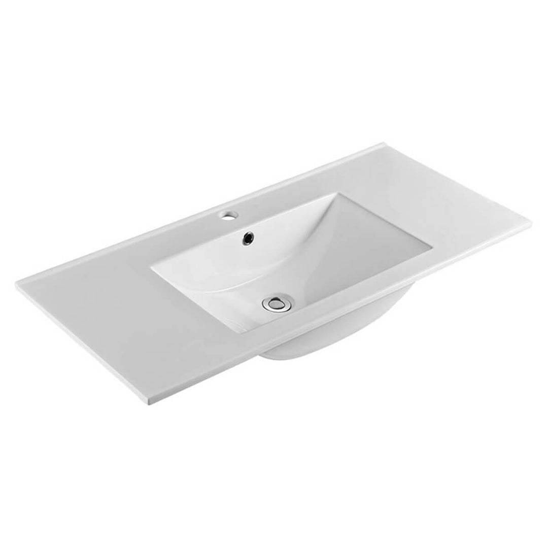 Ceramic Vanity Benchtop 460mm Sink (600-1500mm)