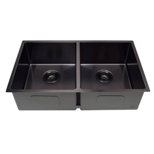 Luna Double Bowl Stainless Steel Sink 740x440x200