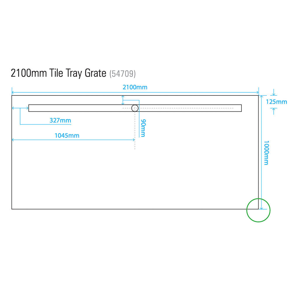 Akril Torbex Tile Over Shower Tray 1800-2100mm