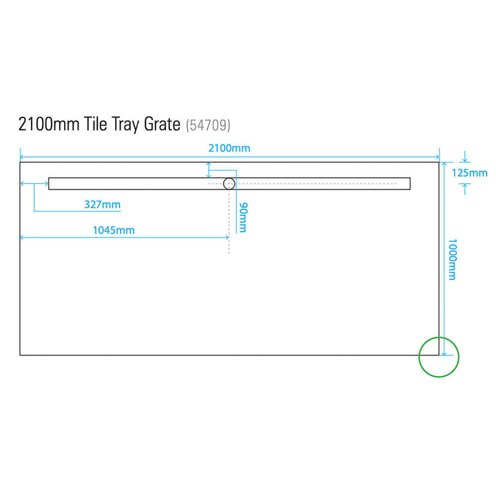 Akril Torbex Tile Over Shower Tray 1800-2100mm