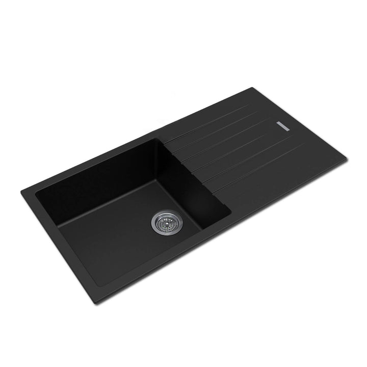 Arete Single Bowl Granite Sink with Drainer 1000x500x200mm