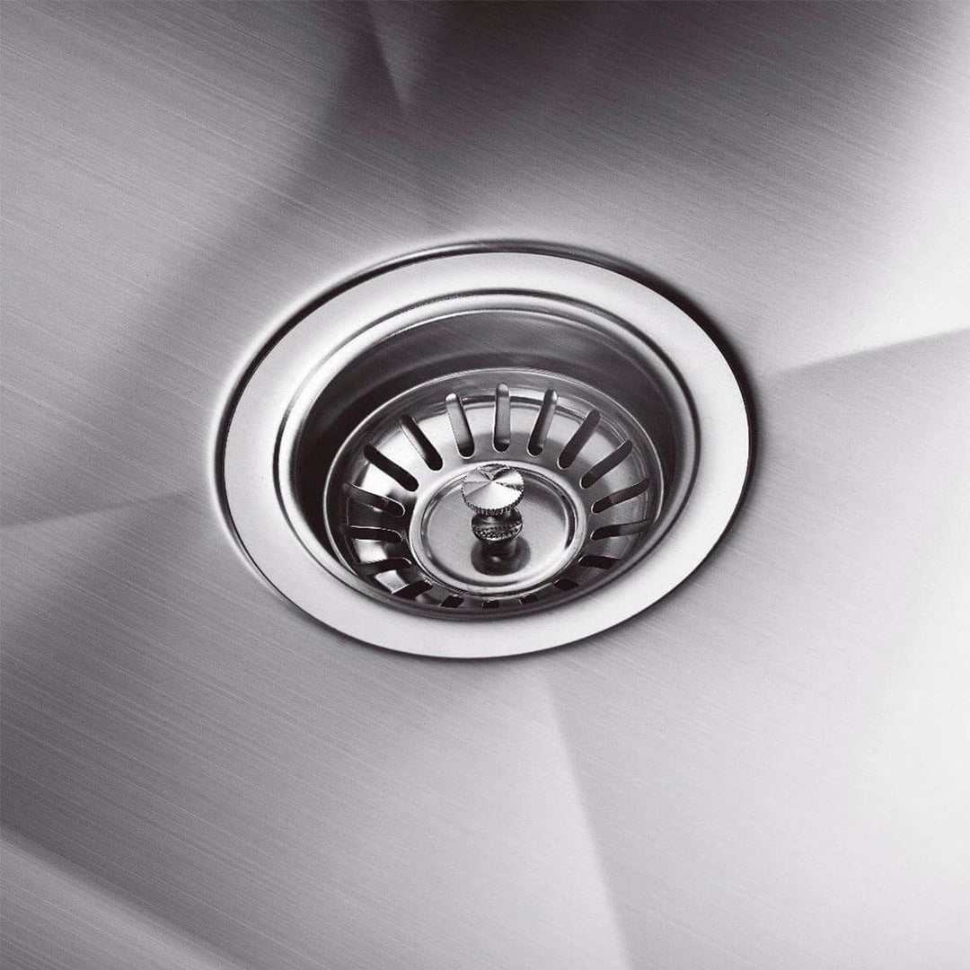 Juno Double Bowl Stainless Steel Sink 220mm Deep