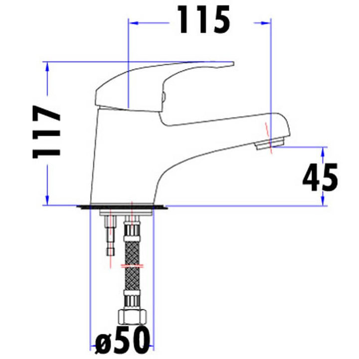 Trade Short Bathroom Basin Mixer