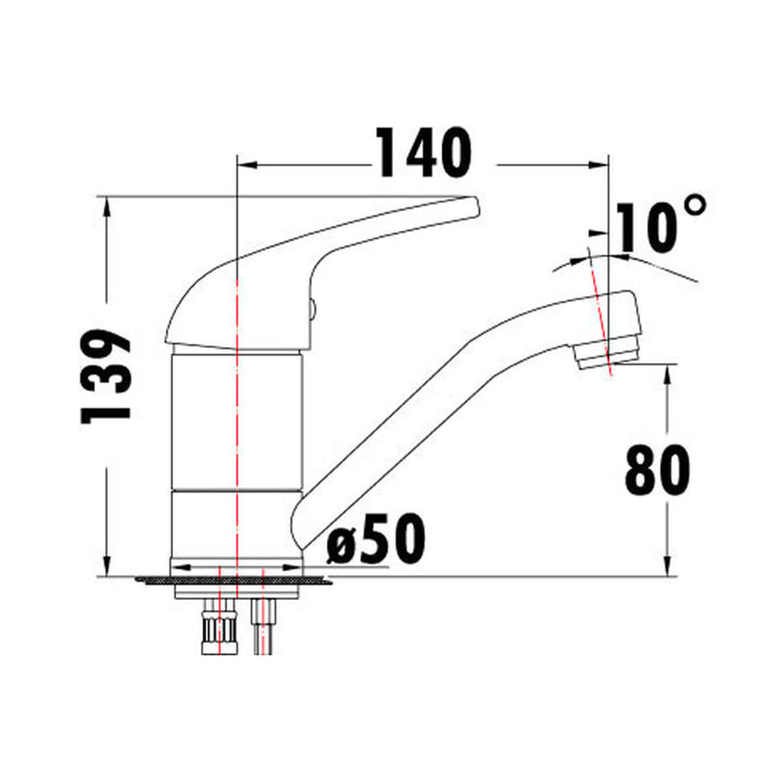 Disable Care DDA Swivel Basin Mixer