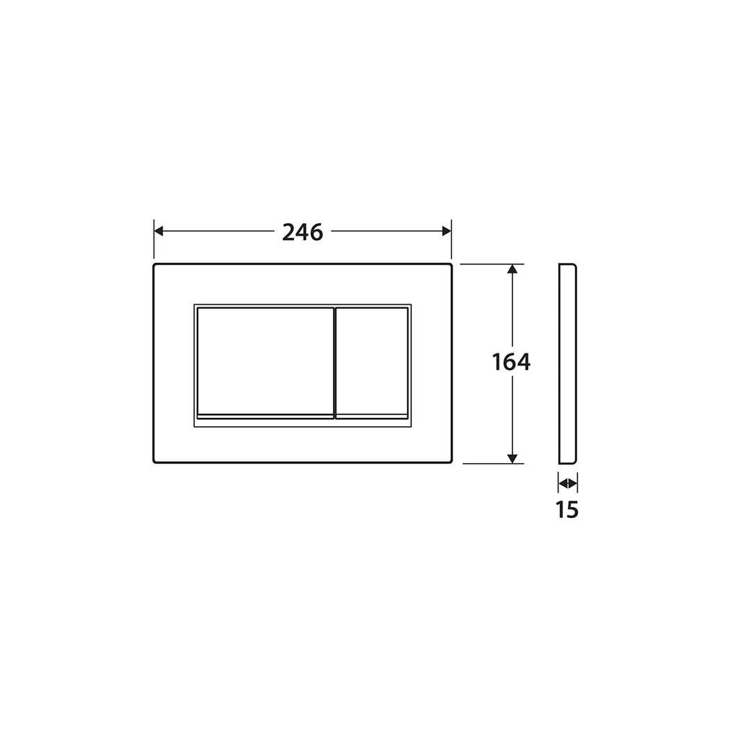 Elza Extra High In Wall Toilet Geberit Sigma 30 Package