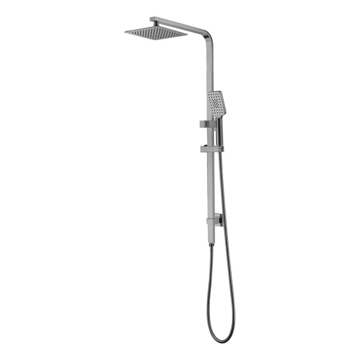 Iris Square Twin Shower Rail Set Combo System