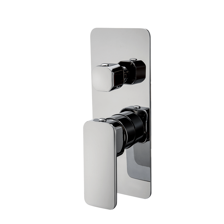 Kasten Square Shower Wall Mixer with Diverter